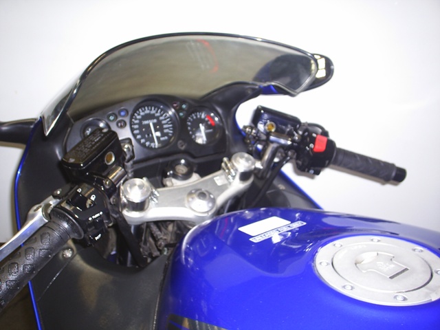 How to fit bar risers honda blackbird #6